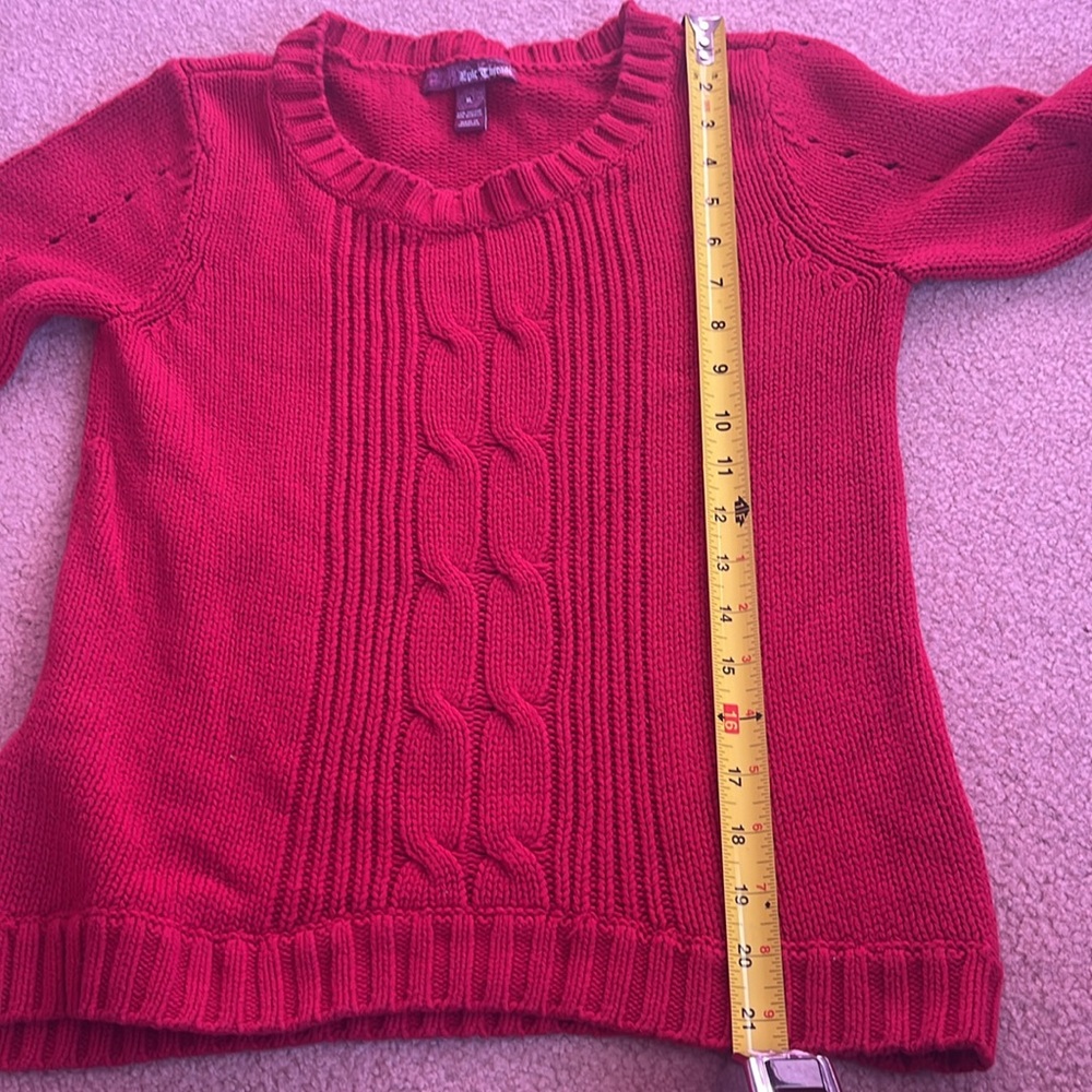 Epic Threads Red Sweater Size XL - Picture 7 of 7